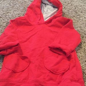 Carters 2T hoodie tunic.